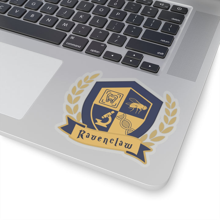 Navy & Gold Forensic Wisdom Vinyl Adhesive Sticker