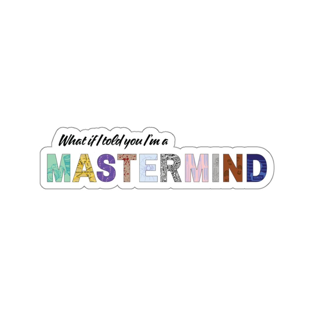 "Mastermind" Vinyl Adhesive Sticker