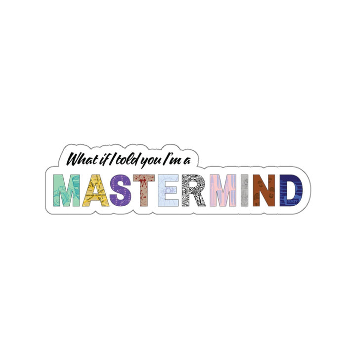 "Mastermind" Vinyl Adhesive Sticker