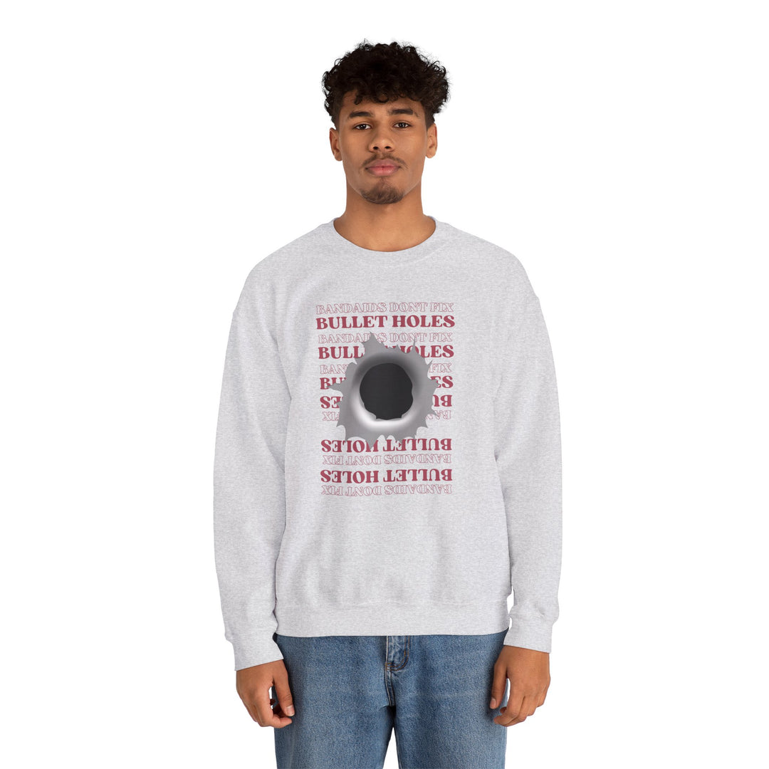 “Bullet Holes” Unisex Heavy Blend™ Crewneck Sweatshirt