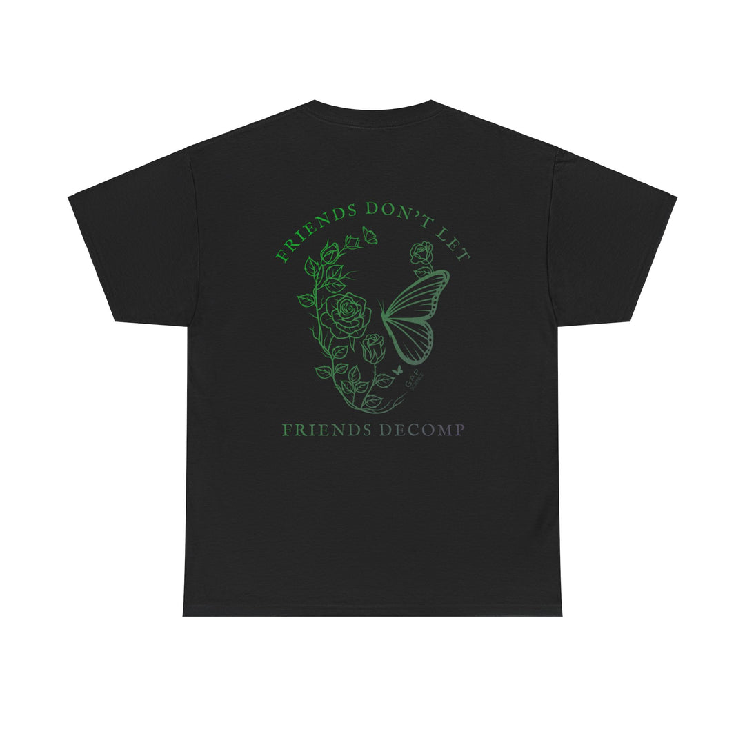 "Friends Don't Let Friends Decomp" Skull Unisex Heavy Cotton Tee