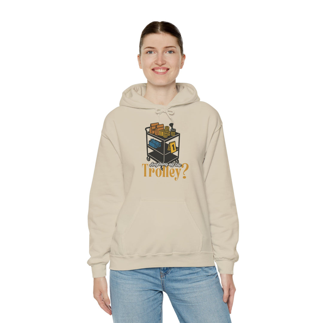 "Anything Off the Trolley" Unisex Heavy Blend™ Hooded Sweatshirt
