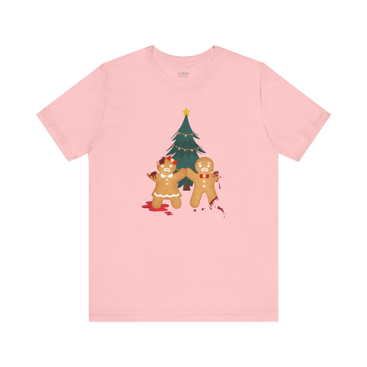 "Gingerbread Crime Scene" Unisex Jersey Short Sleeve Tee