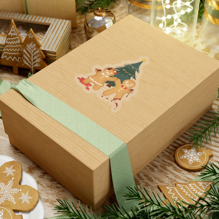 "Gingerbread Crime Scene" Vinyl Adhesive Sticker