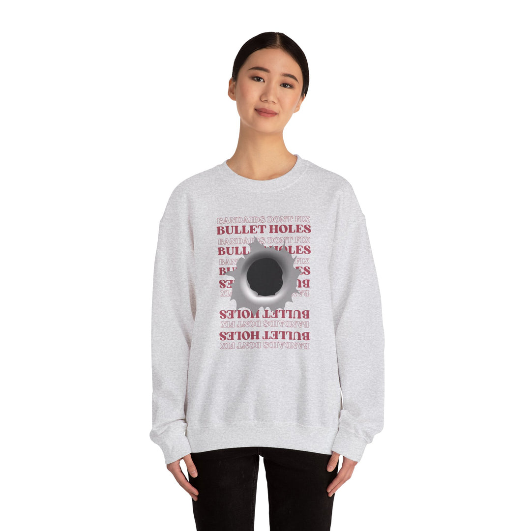 “Bullet Holes” Unisex Heavy Blend™ Crewneck Sweatshirt