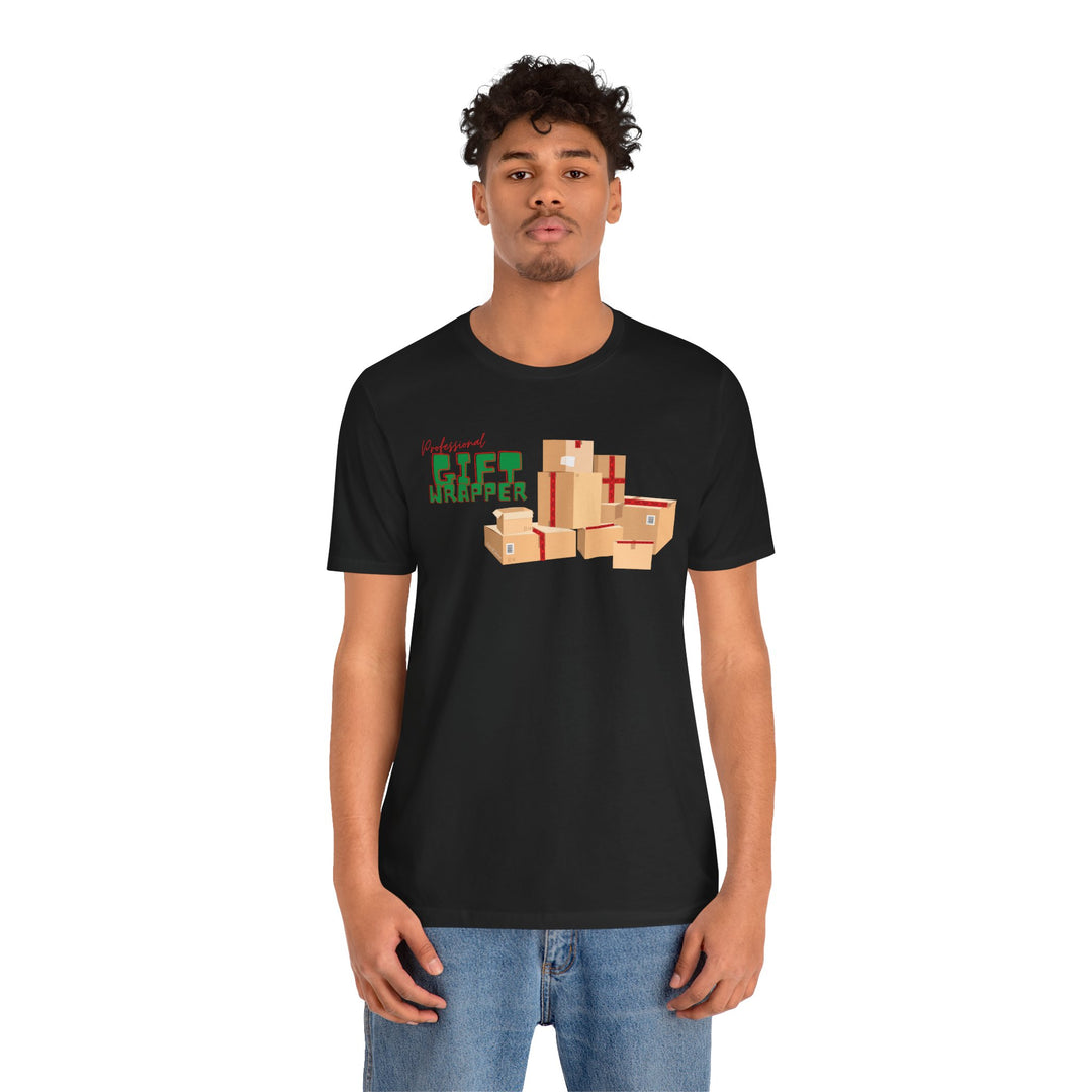 "Professional Gift Wrapper" Unisex Jersey Short Sleeve Tee