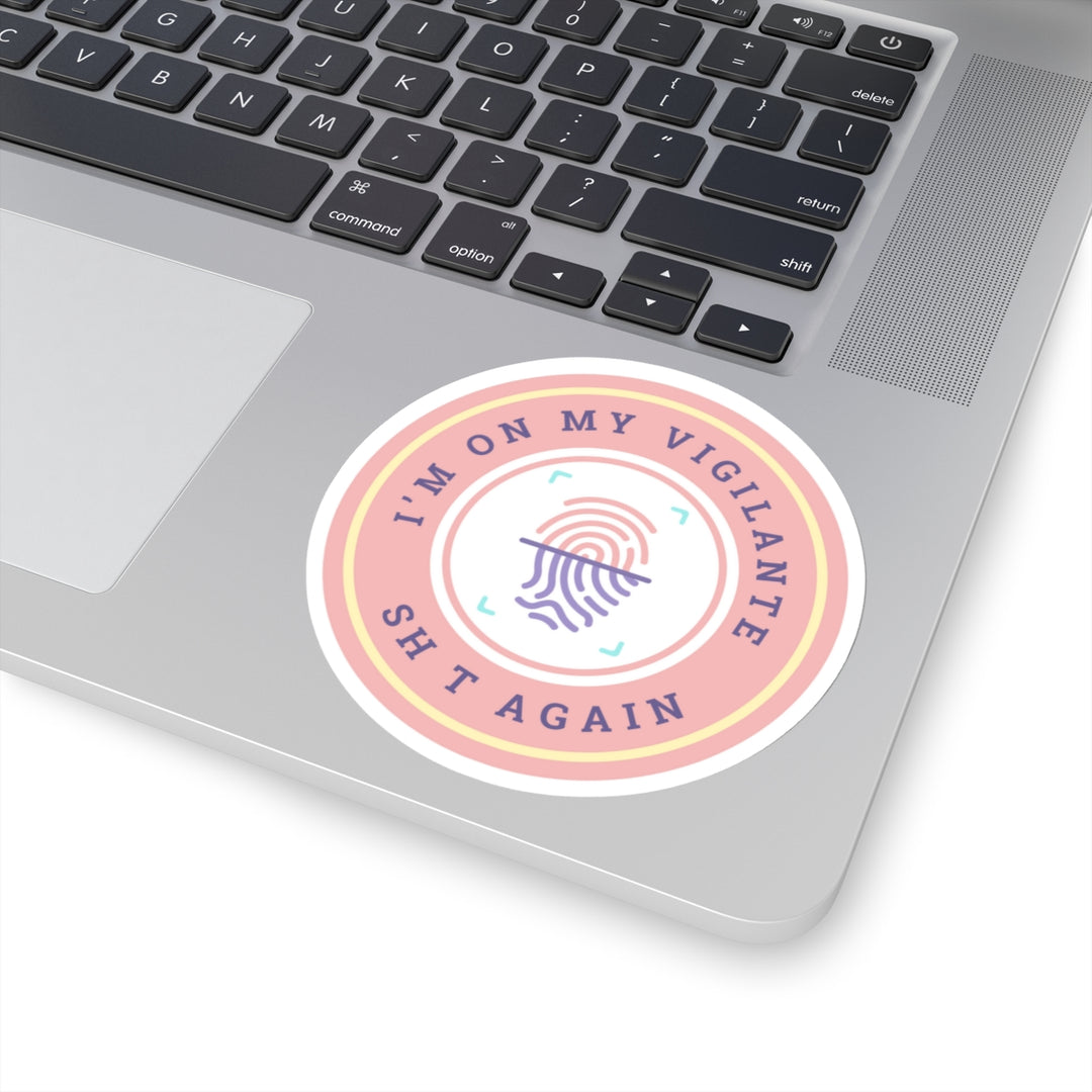 "Vigilante Latent Prints" Vinyl Adhesive Sticker