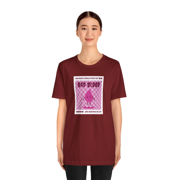 "Bad Blood" Unisex Jersey Short Sleeve Tee