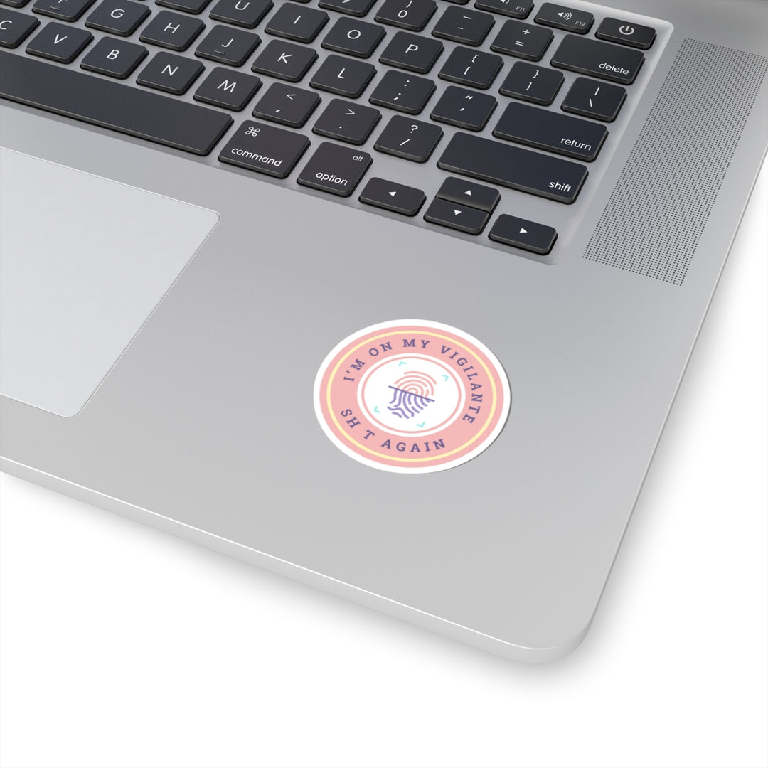 "Vigilante Latent Prints" Vinyl Adhesive Sticker