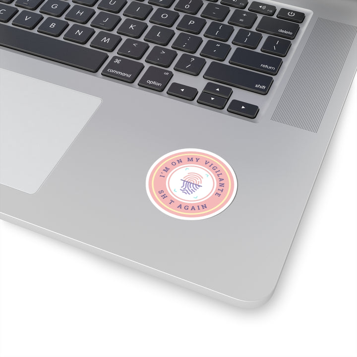 "Vigilante Latent Prints" Vinyl Adhesive Sticker