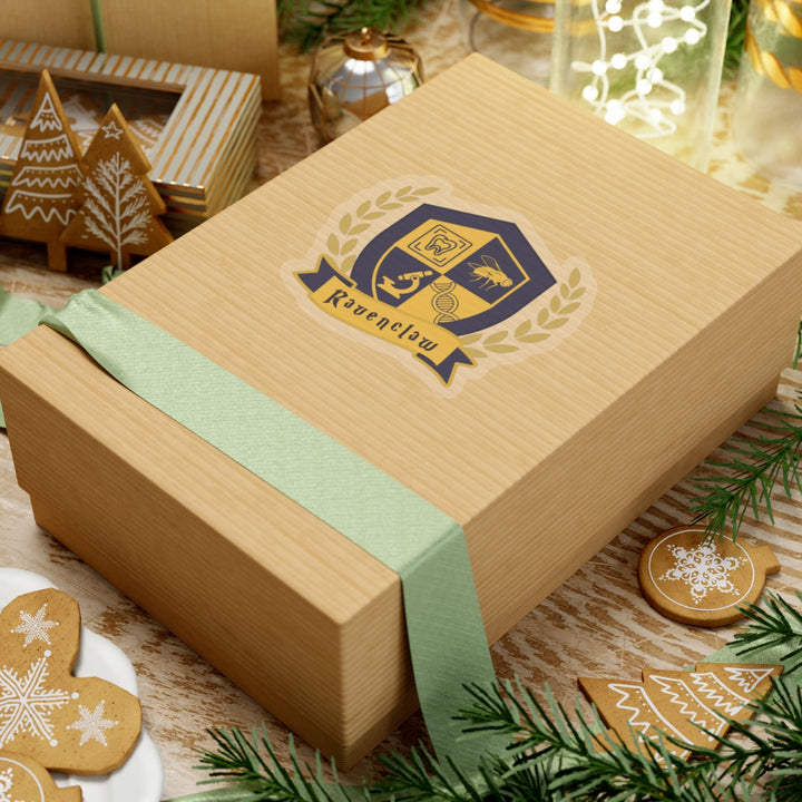 Navy & Gold Forensic Wisdom Vinyl Adhesive Sticker
