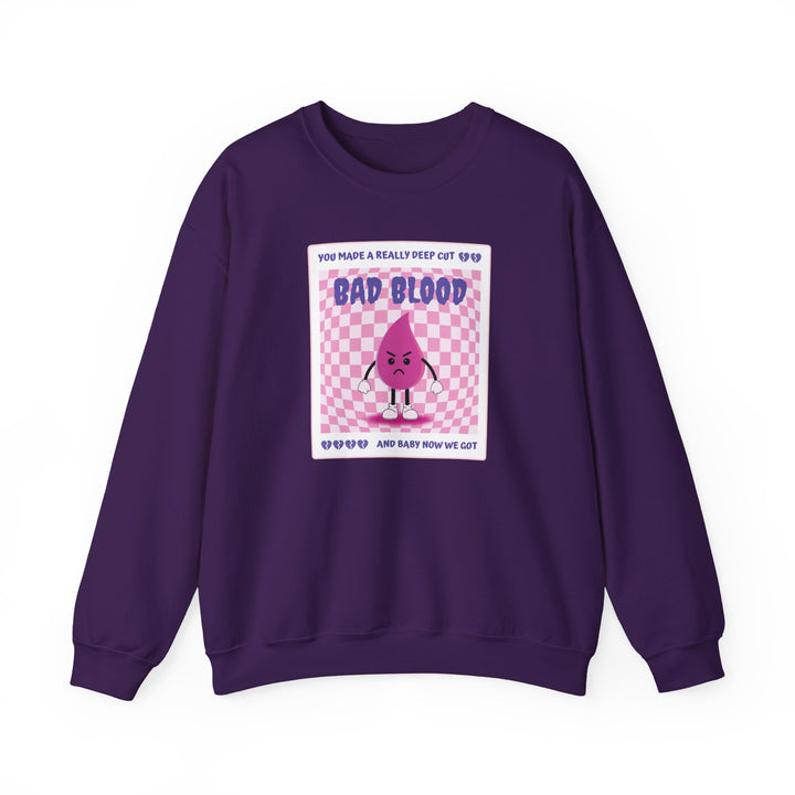 "Bad Blood" Unisex Heavy Blend™ Crewneck Sweatshirt
