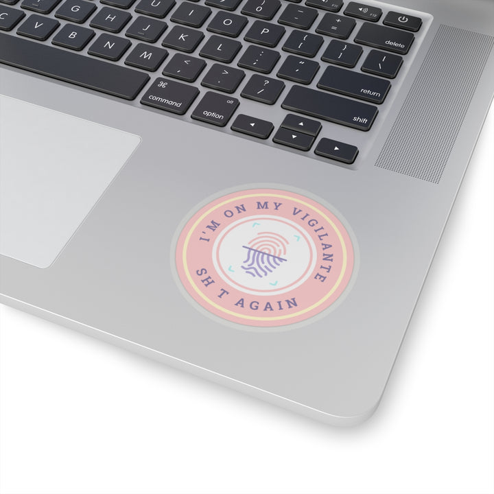 "Vigilante Latent Prints" Vinyl Adhesive Sticker