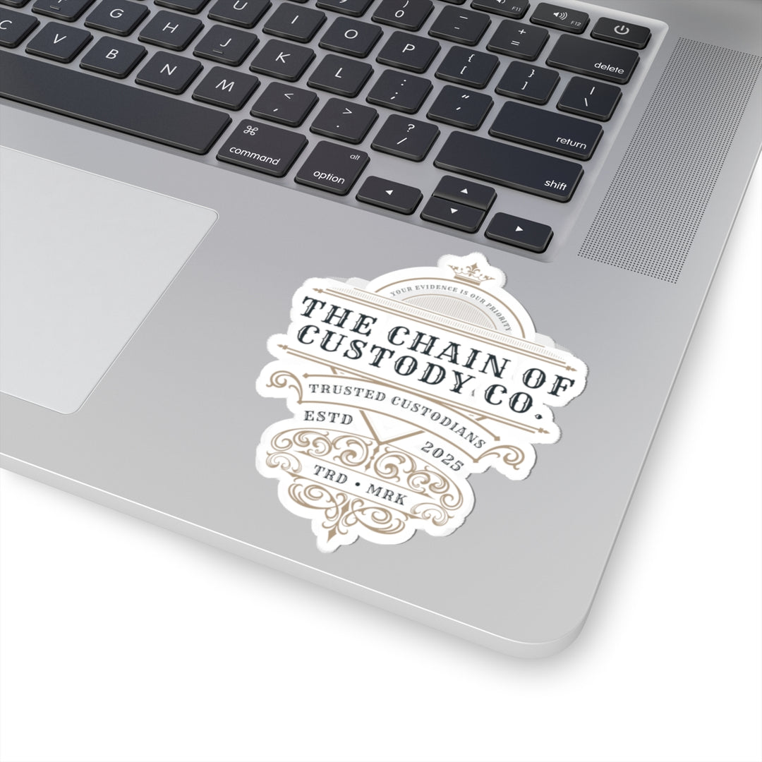 Chain of Custody Co. Vinyl Adhesive Sticker