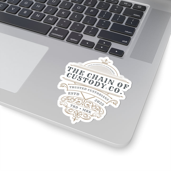 Chain of Custody Co. Vinyl Adhesive Sticker