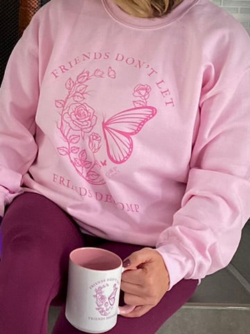 "Friends Don't Let Friends Decomp" Skull Unisex Heavy Blend™ Crewneck Sweatshirt