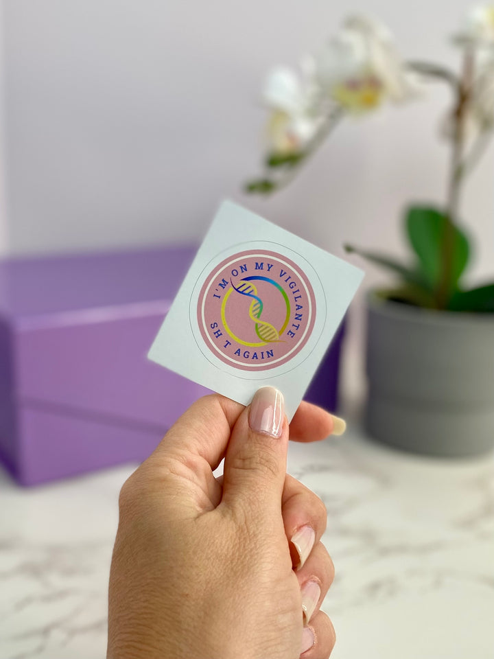 "Vigilante Latent Prints" Vinyl Adhesive Sticker