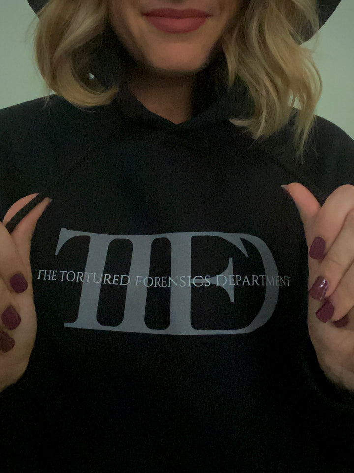 "The Tortured Forensics Department" Logo Unisex Heavy Blend™ Hooded Sweatshirt
