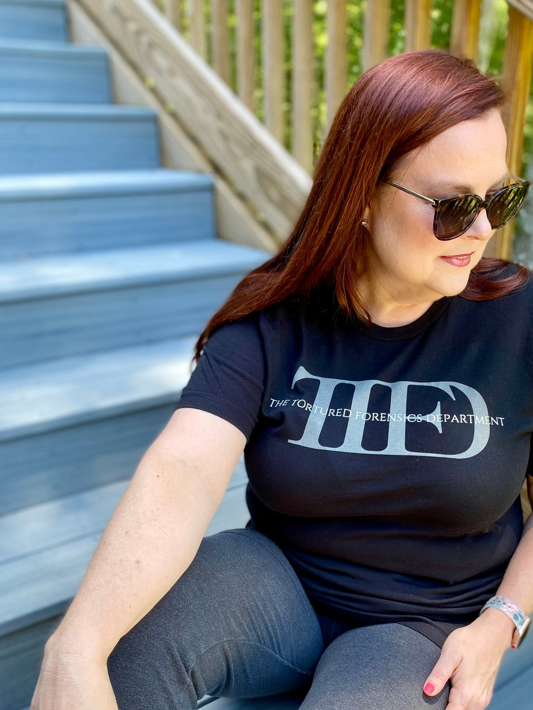 "The Tortured Forensics Department" Logo Unisex Jersey Short Sleeve Tee