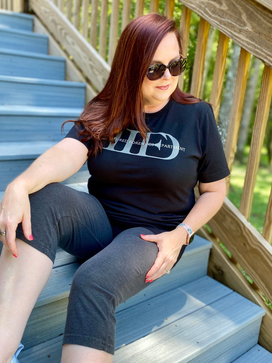 "The Tortured Forensics Department" Logo Unisex Jersey Short Sleeve Tee