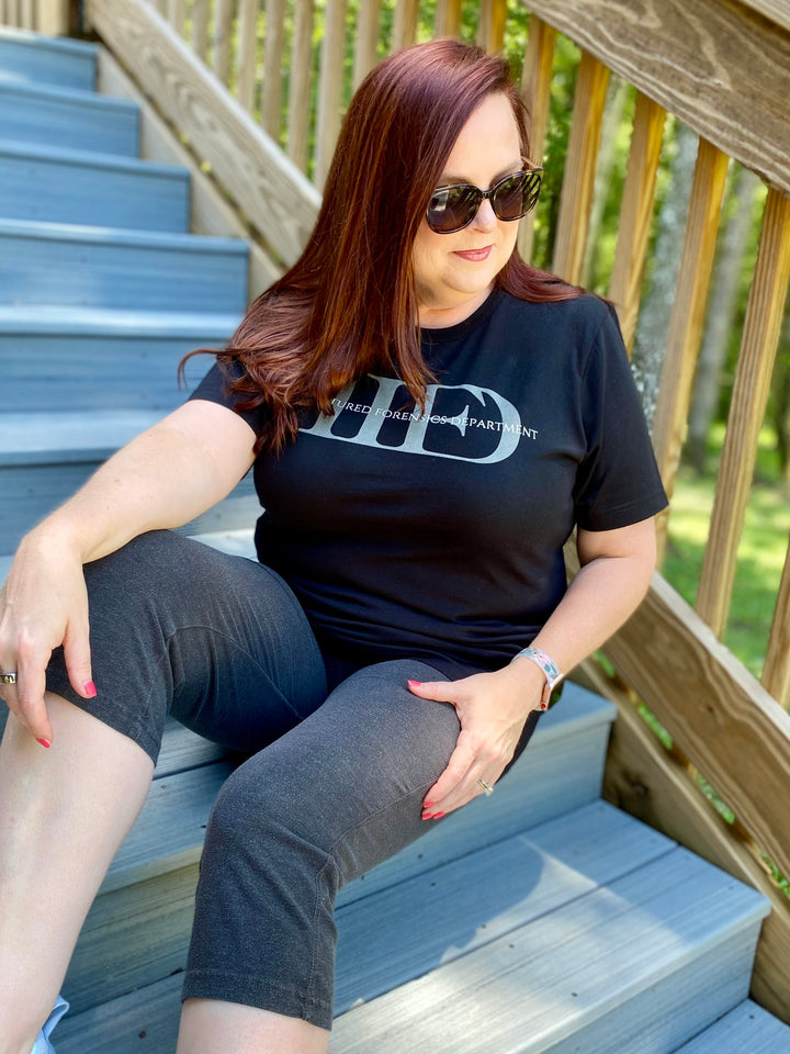 "The Tortured Forensics Department" Logo Unisex Jersey Short Sleeve Tee