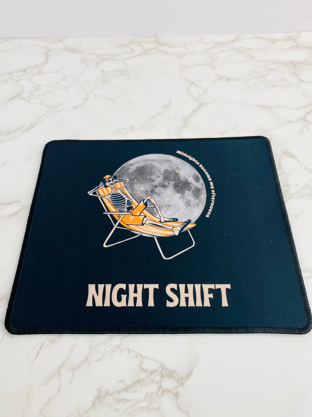 "Night Shift" Non-Slip Mouse Pad
