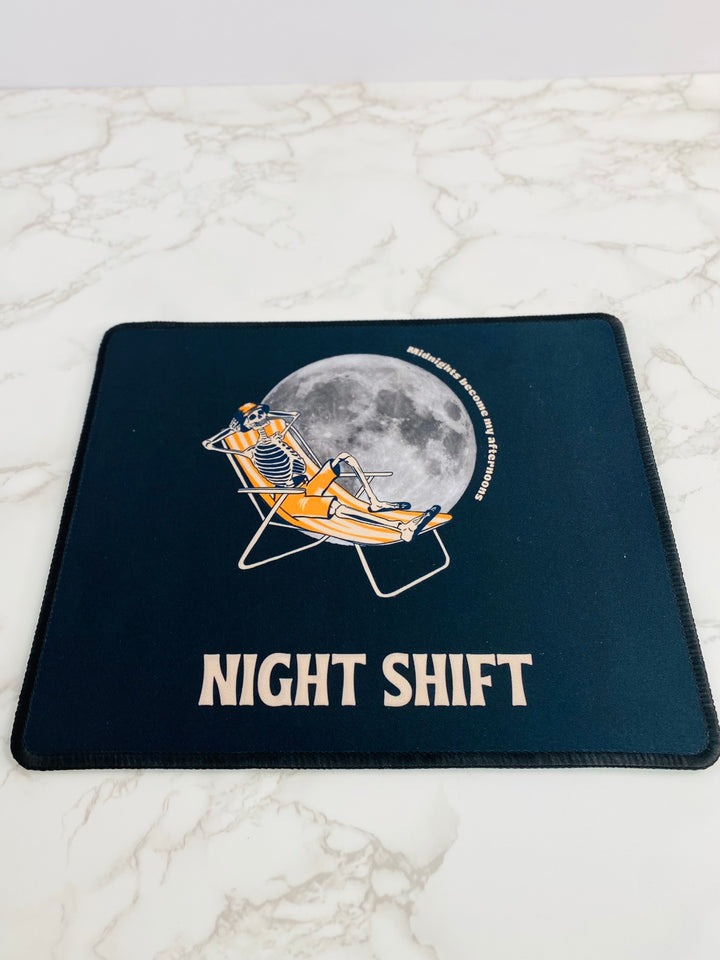 "Night Shift" Non-Slip Mouse Pad