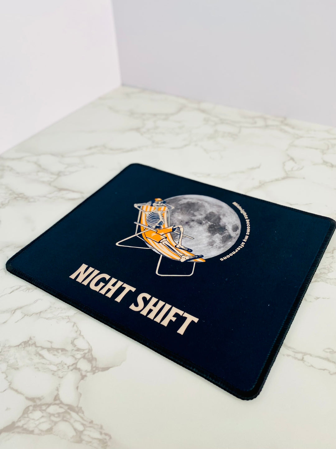 "Night Shift" Non-Slip Mouse Pad