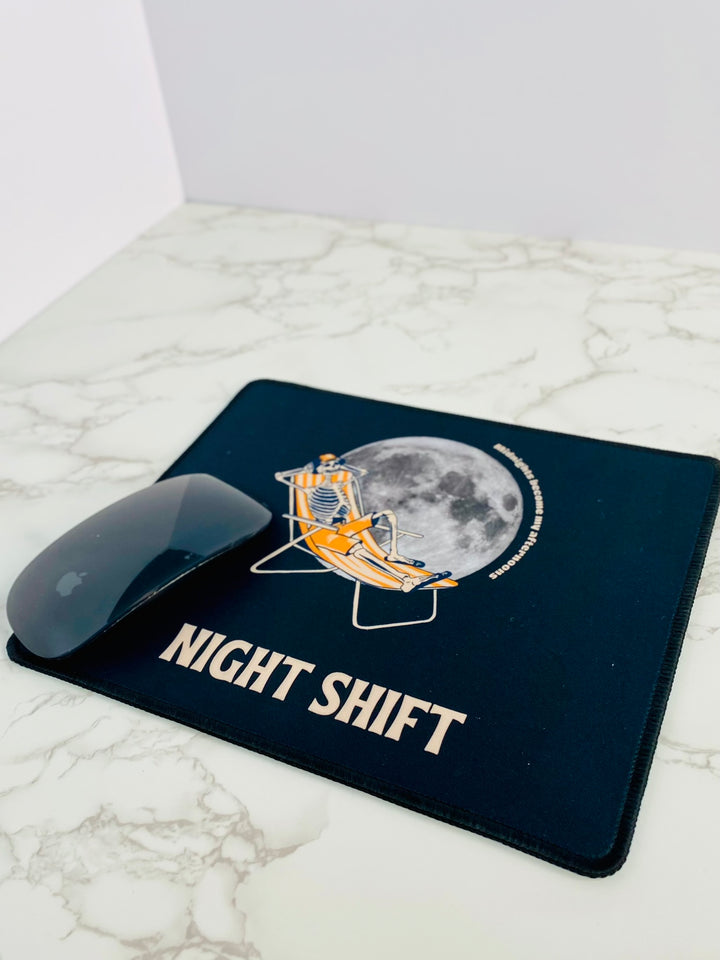 "Night Shift" Non-Slip Mouse Pad