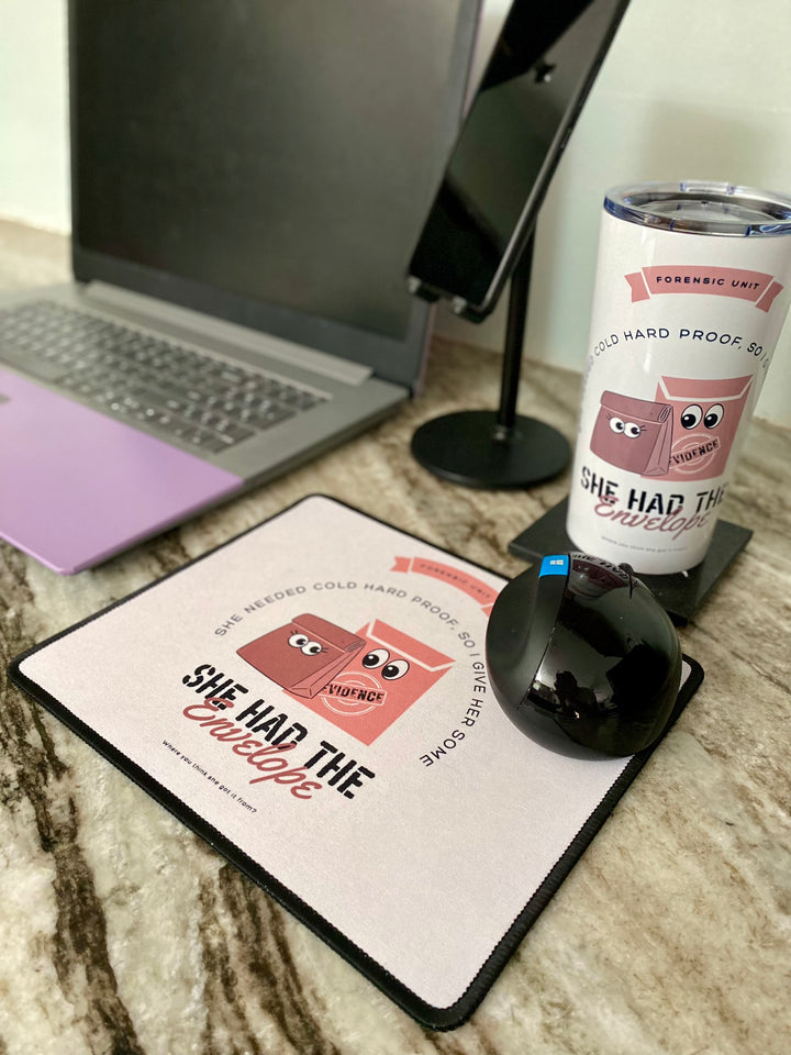 "She Had the Envelope" Non-Slip Mouse Pad