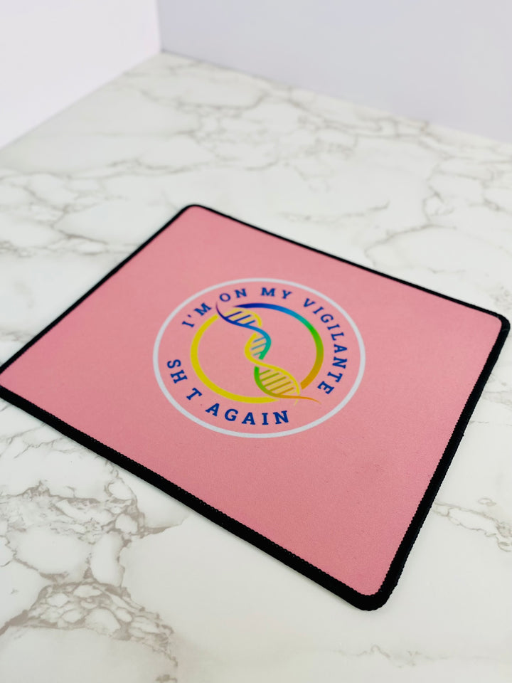"Vigilante DNA" Non-Slip Mouse Pad