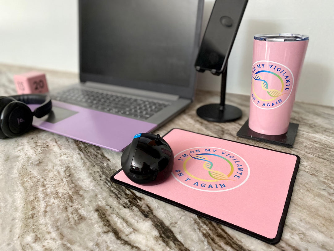 "Vigilante DNA" Non-Slip Mouse Pad