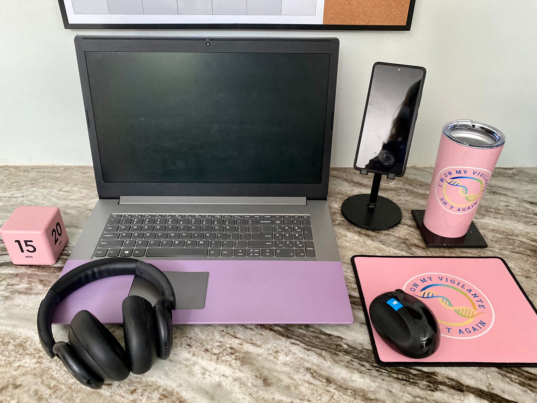 "Vigilante DNA" Non-Slip Mouse Pad