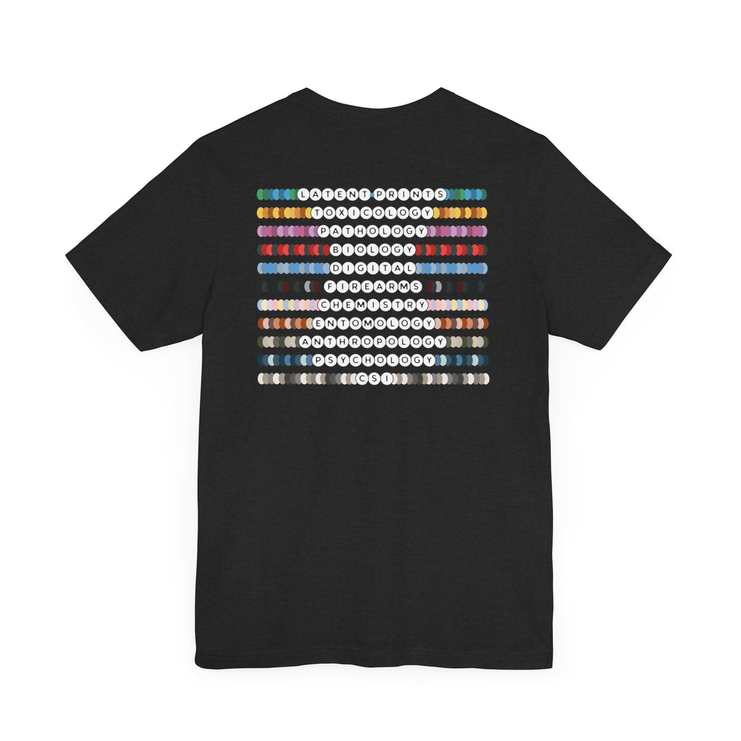 "Forensic Besties" Back Design Unisex Jersey Short Sleeve Tee