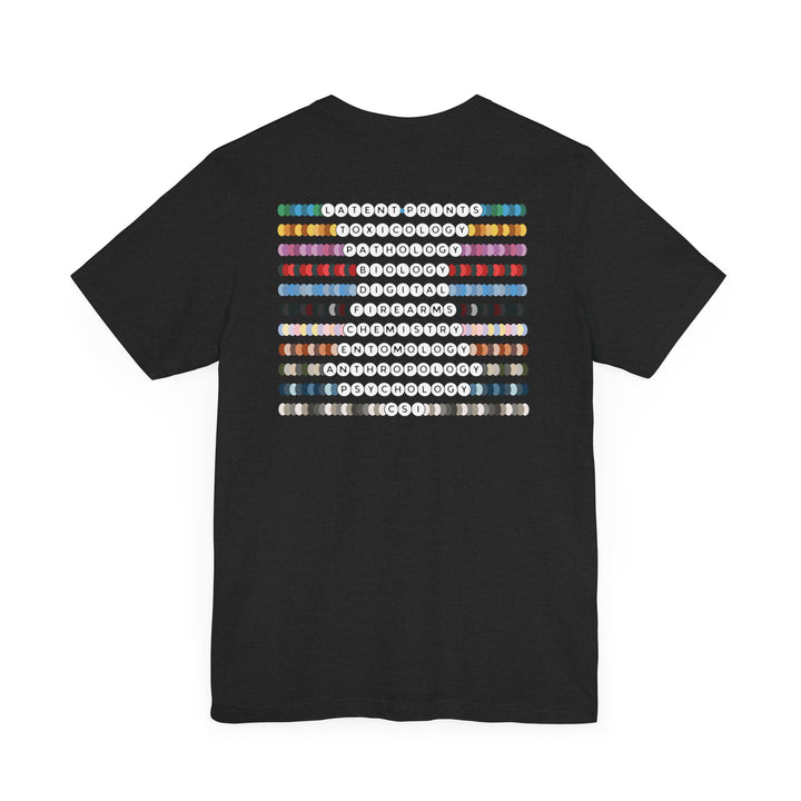 "Forensic Besties" Back Design Unisex Jersey Short Sleeve Tee