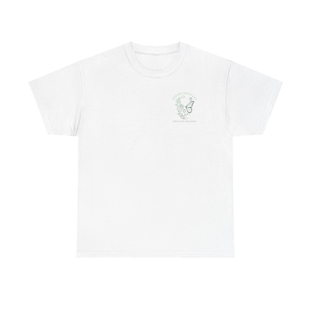 "Friends Don't Let Friends Decomp" Skull Unisex Heavy Cotton Tee