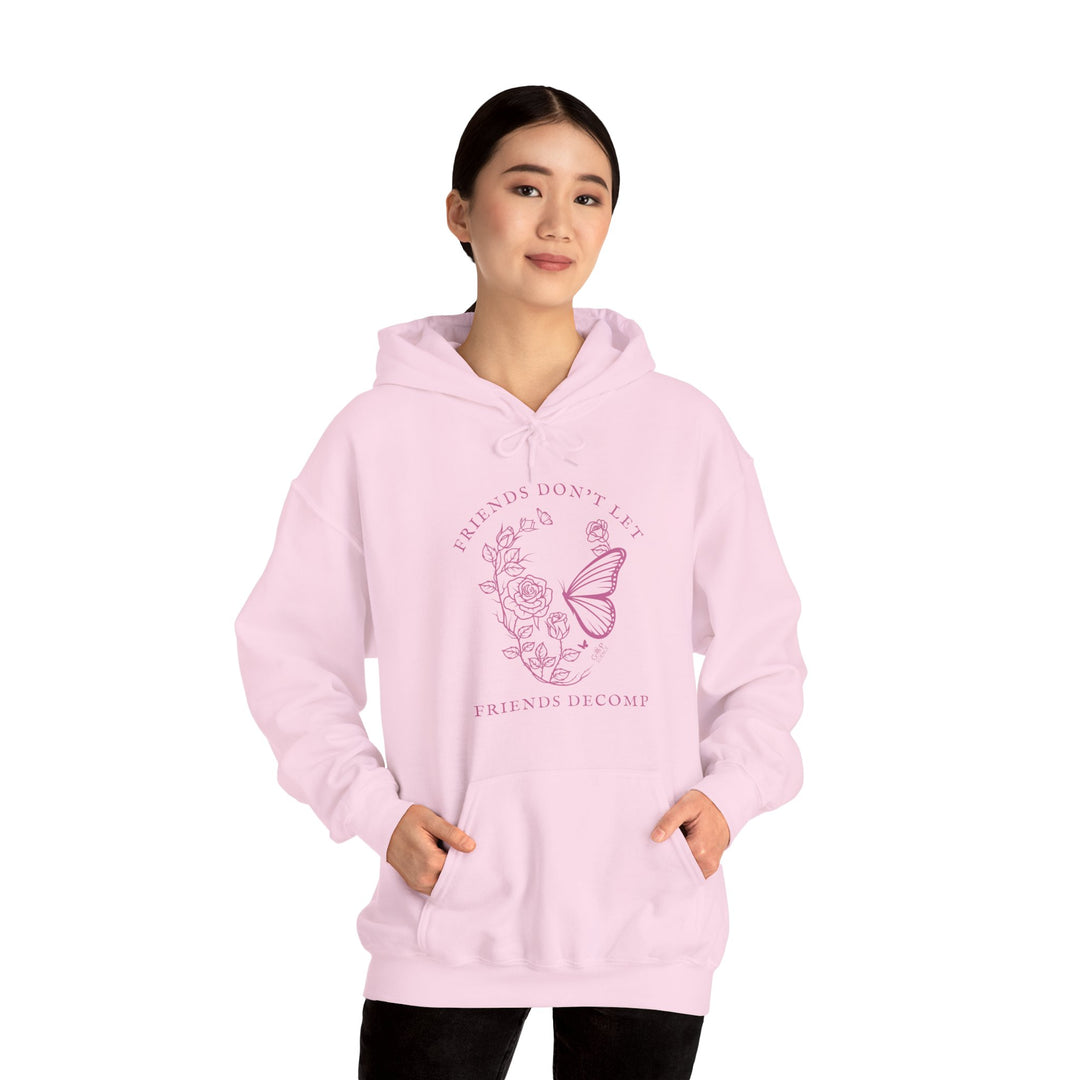 "Friends Don't Let Friends Decomp" Skull Unisex Heavy Blend™ Hooded Sweatshirt