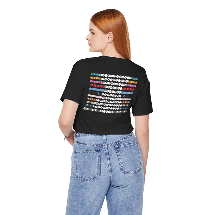 "Forensic Besties" Back Design Unisex Jersey Short Sleeve Tee