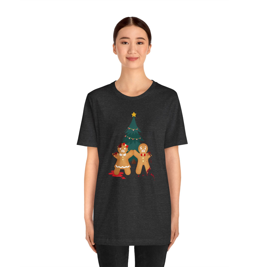 "Gingerbread Crime Scene" Unisex Jersey Short Sleeve Tee