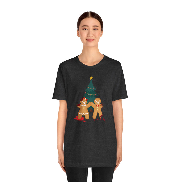 "Gingerbread Crime Scene" Unisex Jersey Short Sleeve Tee