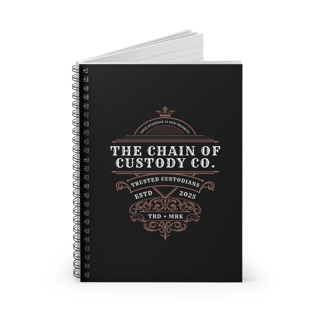 Chain of Custody Co. Spiral Notebook - Ruled Line