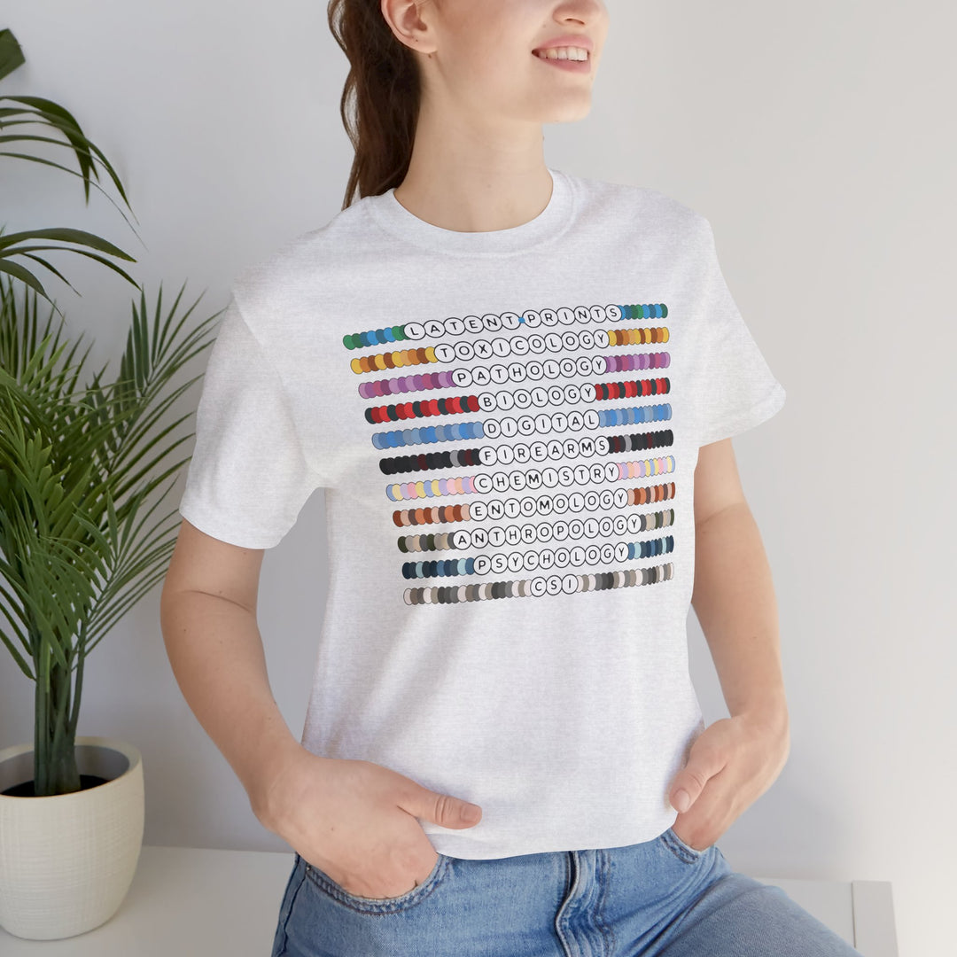 "Forensic Besties" Front Design Unisex Jersey Short Sleeve Tee