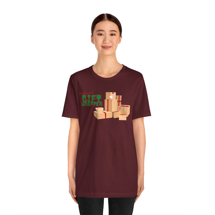 "Professional Gift Wrapper" Unisex Jersey Short Sleeve Tee