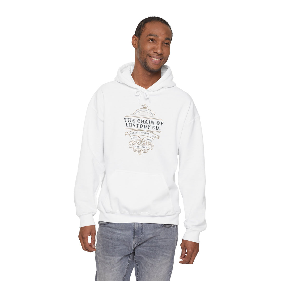 “Chain of Custody Co.” Unisex Heavy Blend™ Hooded Sweatshirt