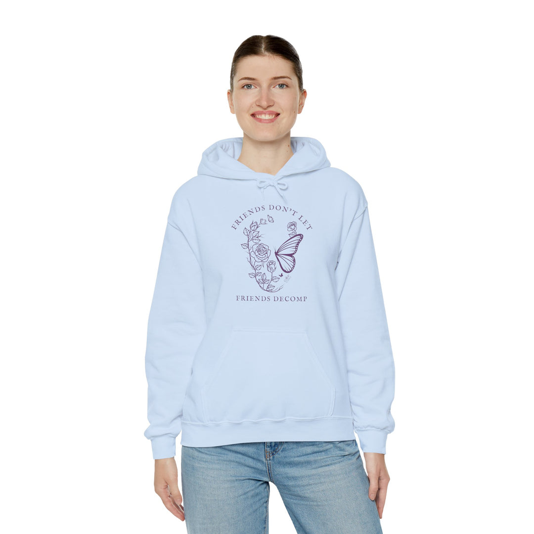 "Friends Don't Let Friends Decomp" Skull Unisex Heavy Blend™ Hooded Sweatshirt