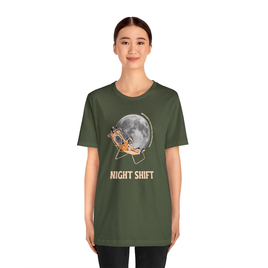 "Night Shift" Unisex Jersey Short Sleeve Tee