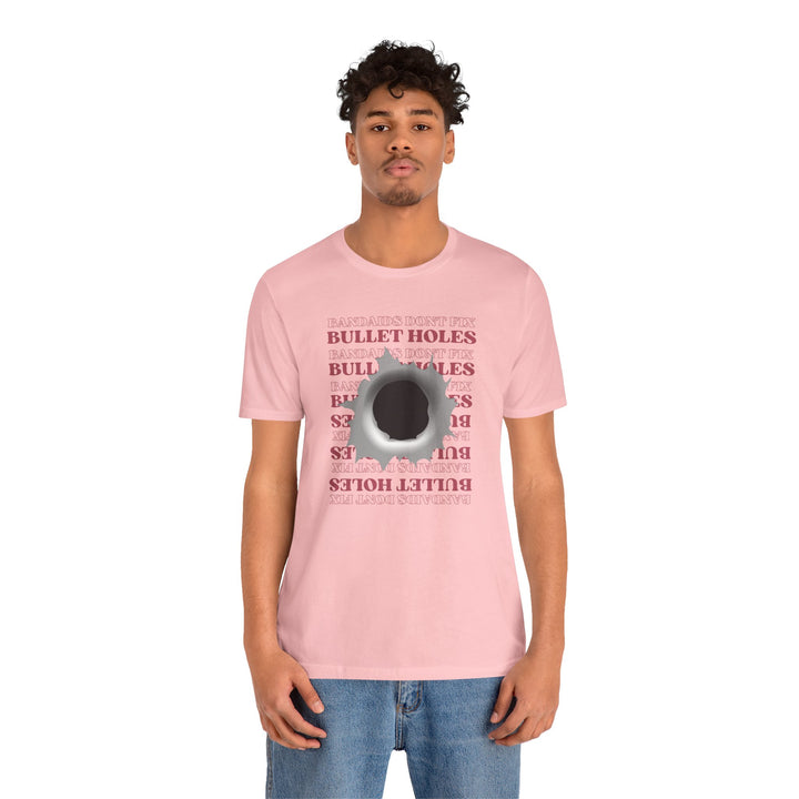 "Bullet Hole" Unisex Jersey Short Sleeve Tee