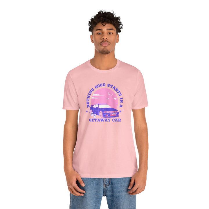 "Getaway Car" Unisex Jersey Short Sleeve Tee