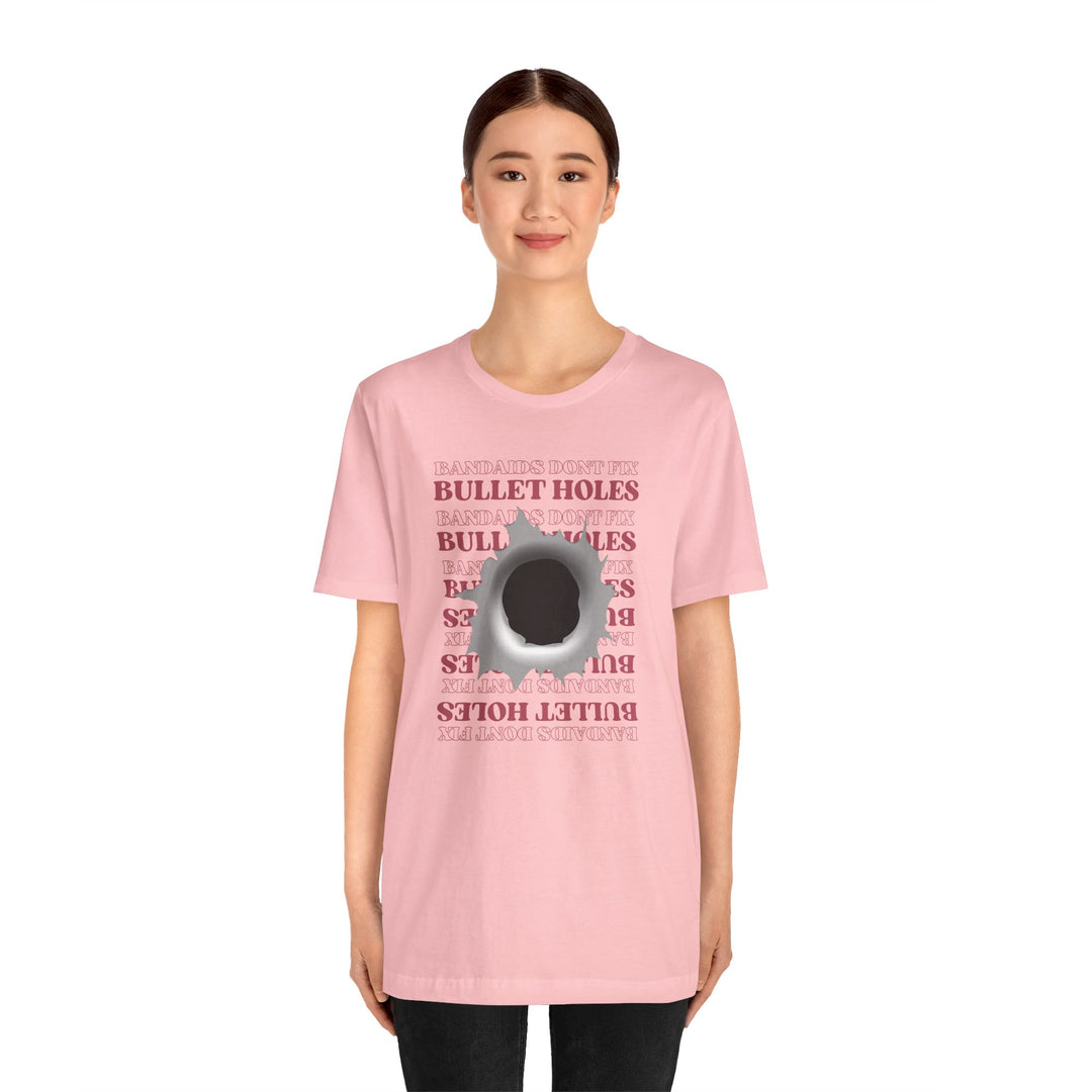 "Bullet Hole" Unisex Jersey Short Sleeve Tee