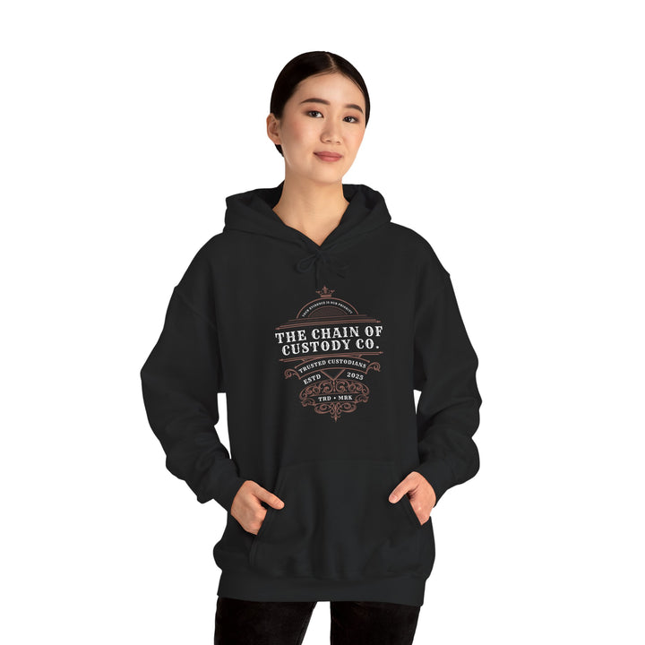 “Chain of Custody Co.” Unisex Heavy Blend™ Hooded Sweatshirt